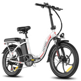 Electric Bike FAFREES F20+ - Motor 250W Battery 36V20Ah 20 Inch wheels Wheels Mechanical Disc Brake - White